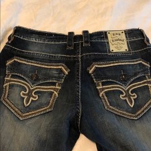 Men’s Rock Revival Jeans Size 36 Waist 32L